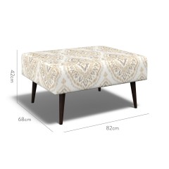 furniture ombu footstool suhani amber print dimension