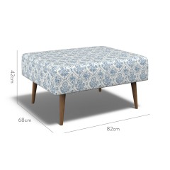 furniture ombu footstool watika delft print dimension
