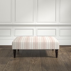furniture savannah medium footstool bodo stripe ginger print lifestyle