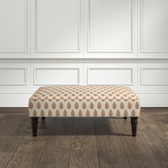 furniture savannah medium footstool indira rust print lifestyle
