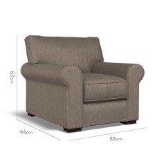 furniture vermont fixed chair amina espresso plain dimension