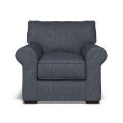 furniture vermont fixed chair amina indigo plain front
