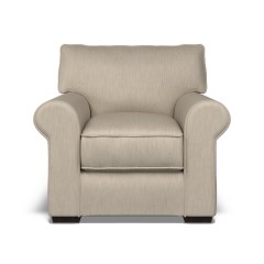 furniture vermont fixed chair amina taupe plain front