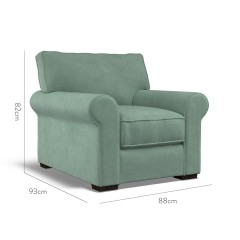furniture vermont fixed chair cosmos celadon plain dimension