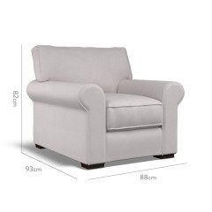 furniture vermont fixed chair cosmos dove plain dimension