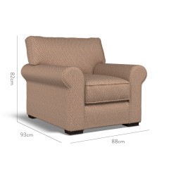 furniture vermont fixed chair jina cinnabar weave dimension