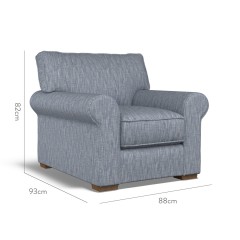 furniture vermont fixed chair kalinda denim plain dimension