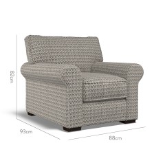 furniture vermont fixed chair nala charcoal weave dimension