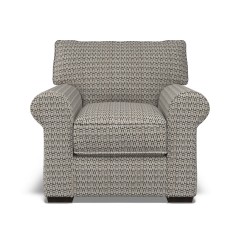 furniture vermont fixed chair nala charcoal weave front