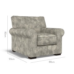 furniture vermont fixed chair namatha charcoal print dimension