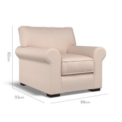 furniture vermont fixed chair sabra blush weave dimension