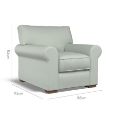 furniture vermont fixed chair shani mineral plain dimension