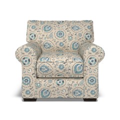 furniture vermont fixed chair shimla azure print front