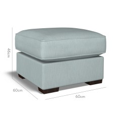 furniture vermont fixed ottoman amina azure plain dimension