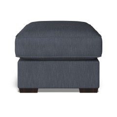 furniture vermont fixed ottoman amina indigo plain front