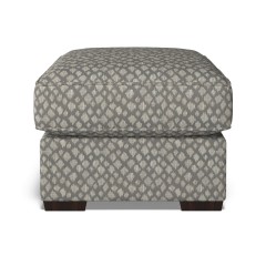 furniture vermont fixed ottoman nia charcoal weave front