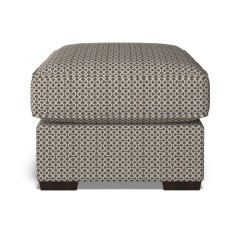 furniture vermont fixed ottoman sabra charcoal weave front
