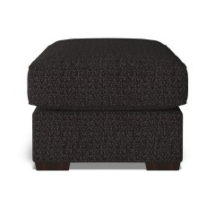 furniture vermont fixed ottoman safara charcoal weave front