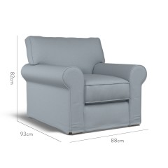 furniture vermont loose chair shani denim plain dimension