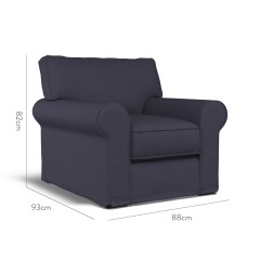 furniture vermont loose chair shani indigo plain dimension