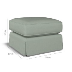 furniture vermont loose ottoman shani celadon plain dimension