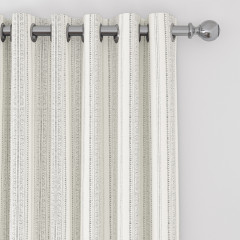 Bodo Stripe Charcoal Curtains