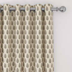 Indira Charcoal Curtains