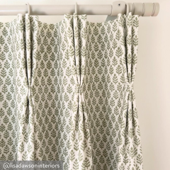 Folia Sage Printed Cotton Fabric