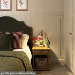 Izzie Headboard Cosmos Olive
