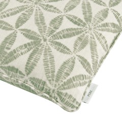 Bandhani Sage Printed Cotton Cushion 43cm x 43cm