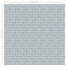 Ellora Marine Printed Cotton Fabric