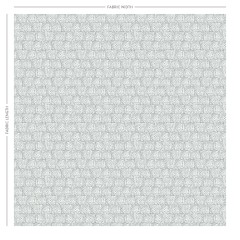 Ellora Steel Blue Printed Cotton Fabric