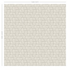 Ellora Taupe Printed Cotton Fabric