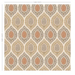 Indienne Spice Printed Cotton Fabric