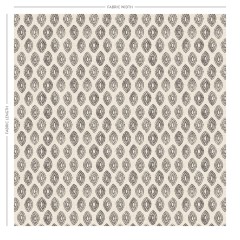 Marra Charcoal Printed Cotton Fabric