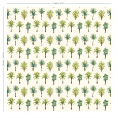 Oasis Alabaster Printed Cotton Fabric