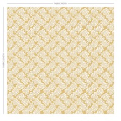 Odila Honey Printed Cotton Fabric