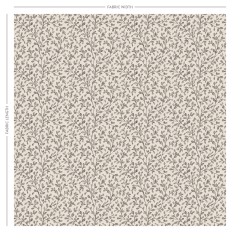 Taree Charcoal Printed Cotton Fabric
