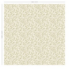 Taree Moss Printed Cotton Fabric