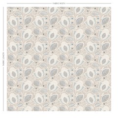 Varanasi Denim Printed Cotton Fabric