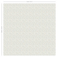 Yasmina Soft Blue Printed Cotton Fabric