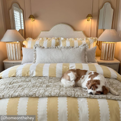 Izzie Headboard Folia Stone