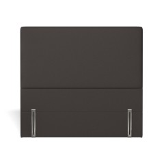 headboard bantry shani charcoal plain front