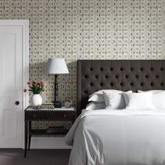 Bruton Headboard Shani Charcoal