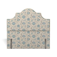 headboard izzie shimla azure print front