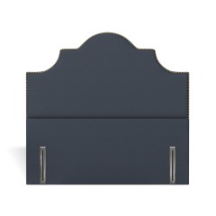 headboard izzie zuri indigo plain front