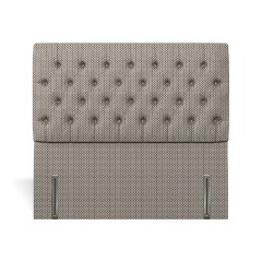 headboard kinsale sabra charcoal weave front