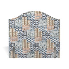 headboard marlborough kantha indigo print front