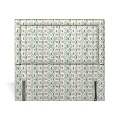 headboard painswick odisha teal print front