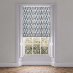 Patola Indigo Roman Blind